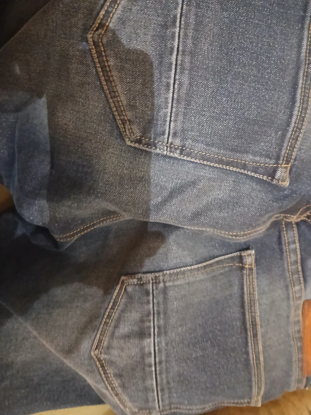 Rokkertech Men's Blue Denim Motorcycle Jeans 31/33 Straight Abrasion Resistance